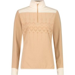 блуза,дамски,блузи,cmp,34g4206,half,zip,sweatshirt,beige,(sesame)