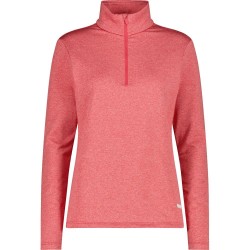 блуза,дамски,блузи,cmp,34l3826,half,zip,sweatshirt,pink,(dark,corallo,melange)
