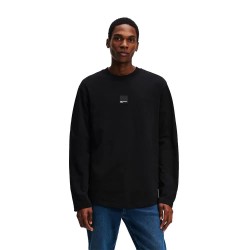 тениска,мъжки,тениски,дамски,тениски,karl,lagerfeld,jeans,a1m17043,long,sleeve,t,shirt,black,(black)