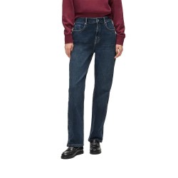 Дънки Karl lagerfeld jeans A4W10031 Straight Fit high waist jeans - Blue (Washed Blue Black) дънки,мъжки,панталони,дамски,панталони,karl,lagerfeld,jeans,a4w10031,straight,fit,high,waist,jeans,blue,(washed,blue,black)