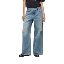 дънки,мъжки,панталони,дамски,панталони,karl,lagerfeld,jeans,a4w10052,wide,leg,low,waist,jeans,blue,(tinted,washed,blue)
