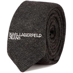 Karl lagerfeld jeans A4W33086 tie - Black (Visual Washed Black) вратовръзки,karl,lagerfeld,jeans,a4w33086,tie,black,(visual,washed,black)
