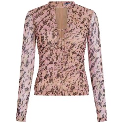 тениска,мъжки,тениски,дамски,тениски,karl,lagerfeld,jeans,b1w17049,long,sleeve,t,shirt,pink,(artistic,animal,pink)