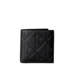 Calvin klein XL Emblem Trifold wallet - Black (Black) портфейли,и,портмонета,calvin,klein,xl,emblem,trifold,wallet,black,(black)