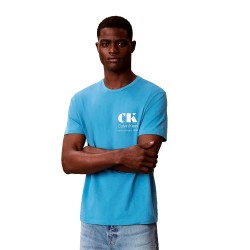тениска,мъжки,тениски,дамски,тениски,calvin,klein,jeans,30s,resort,short,sleeve,t,shirt,blue,(blue,steam)