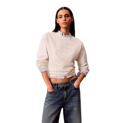 блуза,дамски,блузи,calvin,klein,jeans,lv047g820g,sweatshirt,beige,(tofu)