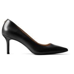 обувки,дамски,обувки,lauren,lanette,leather,heel,shoes,black,(black)