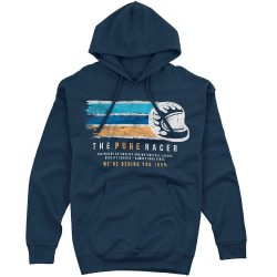 суичър,мъжки,пуловери,pure,racer,flag,helmet,hoodie,blue,(navy)