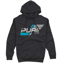 суичър,мъжки,пуловери,pure,racer,flag,logo,basic,hoodie,black,(black)