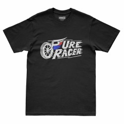 тениска,мъжки,тениски,дамски,тениски,pure,racer,flying,tire,short,sleeve,t,shirt,black,(black)