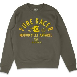 блуза,мъжки,пуловери,pure,racer,helmet,sweatshirt,green,(khaki,yelow)