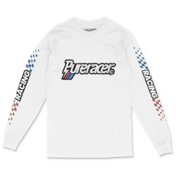 тениска,мъжки,тениски,дамски,тениски,pure,racer,racer,line,long,sleeve,t,shirt,white,(white)