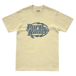 тениска,мъжки,тениски,дамски,тениски,pure,racer,racing,logo,butter,short,sleeve,t,shirt,beige,(yellow)