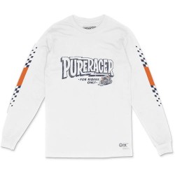 тениска,мъжки,тениски,дамски,тениски,pure,racer,road,to,success,long,sleeve,t,shirt,white,(white)