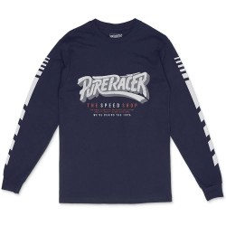 тениска,мъжки,тениски,дамски,тениски,pure,racer,the,speed,shop,long,sleeve,t,shirt,blue,(blue,navy)