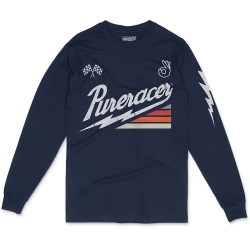 тениска,мъжки,тениски,дамски,тениски,pure,racer,thunder,glory,long,sleeve,t,shirt,blue,(blue,navy)