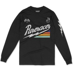 тениска,мъжки,тениски,дамски,тениски,pure,racer,thunder,glory,1,long,sleeve,t,shirt,black,(black)