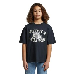 Тениска G-Star D29748-01 Oversized short sleeve T-shirt - Blue (Salute) тениска,мъжки,тениски,дамски,тениски,g,star,d29748,01,oversized,short,sleeve,t,shirt,blue,(salute)