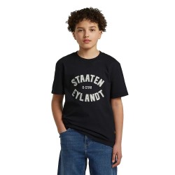 Тениска G-Star Nifous D29754-01 short sleeve T-shirt - Black (Dark Black) тениска,мъжки,тениски,дамски,тениски,g,star,nifous,d29754,01,short,sleeve,t,shirt,black,(dark,black)