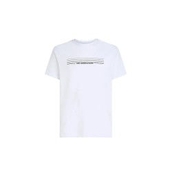 Тениска Karl lagerfeld jeans B3M17001 short sleeve T-shirt - White (White) тениска,мъжки,тениски,дамски,тениски,karl,lagerfeld,jeans,b3m17001,short,sleeve,t,shirt,white,(white)