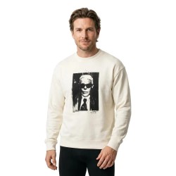 Блуза Karl lagerfeld jeans B3M20008 sweatshirt - Beige (Egret) блуза,мъжки,пуловери,karl,lagerfeld,jeans,b3m20008,sweatshirt,beige,(egret)
