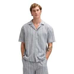 риза,с,къс,ръкав,дамски,ризи,мъжки,ризи,lee,clean,resort,short,sleeve,shirt,grey,(mood,indigo,natural,str)