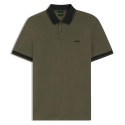 BOSS Network Paule 10279643 short sleeve polo - Green (Open Green) дамски,блузи,с,яка,мъжки,блузи,с,яка,boss,network,paule,10279643,short,sleeve,polo,green,(open,green)