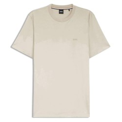 Тениска BOSS Thompson 10241525 short sleeve T-shirt - Beige (Open Beige) тениска,мъжки,тениски,дамски,тениски,boss,thompson,10241525,short,sleeve,t,shirt,beige,(open,beige)