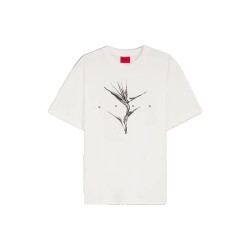 тениска,мъжки,тениски,дамски,тениски,hugo,darise,10268404,short,sleeve,t,shirt,white,(natural)