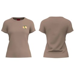 тениска,мъжки,тениски,дамски,тениски,hugo,deloris,10281765,short,sleeve,t,shirt,brown,(light,pastel,brown)