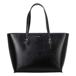 Пазарска чанта HUGO Syndra 10277957 Shopper Bag - Black (Black) пазарска,чанта,всички,чанти,hugo,syndra,10277957,shopper,bag,black,(black)