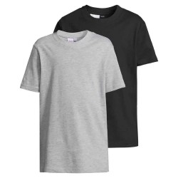 тениска,мъжки,тениски,дамски,тениски,build,your,brand,by116a,short,sleeve,t,shirt,2,units,black,grey,(black,heather,grey)