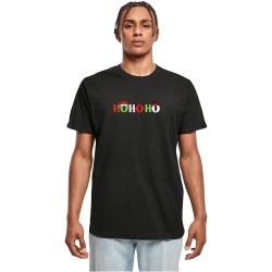 Тениска Merchcode Christmas Ho Ho Ho short sleeve T-shirt - Black (Black) тениска,мъжки,тениски,дамски,тениски,merchcode,christmas,ho,ho,ho,short,sleeve,t,shirt,black,(black)
