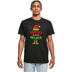 тениска,мъжки,тениски,дамски,тениски,merchcode,christmas,santa´s,little,helper,short,sleeve,t,shirt,black,(black)