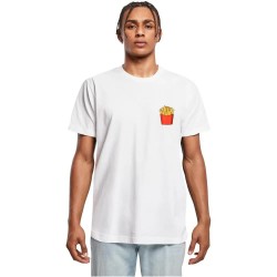 Тениска Merchcode French Fries short sleeve T-shirt - White (White) тениска,мъжки,тениски,дамски,тениски,merchcode,french,fries,short,sleeve,t,shirt,white,(white)