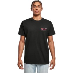 Тениска Merchcode Lillet short sleeve T-shirt - Black (Black) тениска,мъжки,тениски,дамски,тениски,merchcode,lillet,short,sleeve,t,shirt,black,(black)