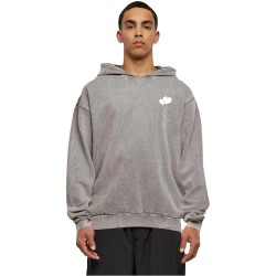 Суичър Merchcode Love In The Air Acid Washed Oversized hoodie - Grey (Asphalt) суичър,мъжки,пуловери,merchcode,love,in,the,air,acid,washed,oversized,hoodie,grey,(asphalt)