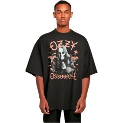 Тениска Merchcode Ozzy Osbourne Pink Bat Huge short sleeve T-shirt - Black (Black) тениска,мъжки,тениски,дамски,тениски,merchcode,ozzy,osbourne,pink,bat,huge,short,sleeve,t,shirt,black,(black)