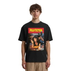 тениска,мъжки,тениски,дамски,тениски,merchcode,pulp,fiction,clean,oversized,short,sleeve,t,shirt,black,(black)