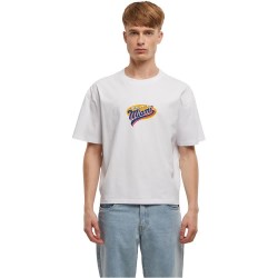 Тениска Merchcode Scarface Miami short sleeve T-shirt - White (White) тениска,мъжки,тениски,дамски,тениски,merchcode,scarface,miami,short,sleeve,t,shirt,white,(white)