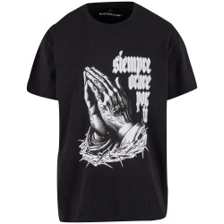 тениска,мъжки,тениски,дамски,тениски,mj,gonzales,pray,for,you,short,sleeve,t,shirt,black,(black)