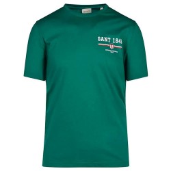 тениска,мъжки,тениски,дамски,тениски,gant,graphic,short,sleeve,t,shirt,green,(deep,green)
