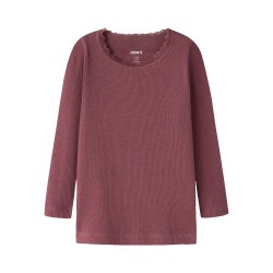 Тениска Name it Kab long sleeve T-shirt - Purple (Wild Ginger) тениска,мъжки,тениски,дамски,тениски,name,it,kab,long,sleeve,t,shirt,purple,(wild,ginger)