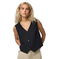 Елек Pieces Bosella waistcoat - Black (Black) елек,дамски,сака,pieces,bosella,waistcoat,black,(black)