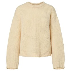 Блуза Pieces Dorthea sweater - Beige (French Vanilla / Melange) блуза,мъжки,пуловери,дамски,пуловери,pieces,dorthea,sweater,beige,(french,vanilla,melange)