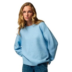 блуза,мъжки,пуловери,дамски,пуловери,pieces,sally,sweater,blue,(cashmere,blue,melange)