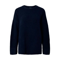 Блуза Pieces Tina sweater - Blue (Maritime Blue / Melange) блуза,мъжки,пуловери,дамски,пуловери,pieces,tina,sweater,blue,(maritime,blue,melange)