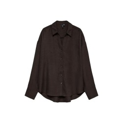 риза,с,дълъг,ръкав,дамски,ризи,мъжки,ризи,vero,moda,melaney,queeny,long,sleeve,shirt,brown,(chocolate,torte)