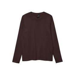 тениска,мъжки,тениски,дамски,тениски,vero,moda,paulina,long,sleeve,t,shirt,brown,(chocolate,torte)