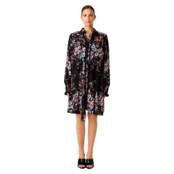 Рокля Yas Tilera long sleeve short dress - Black (Black / Tilly) рокля,дамски,поли,и,рокли,yas,tilera,long,sleeve,short,dress,black,(black,tilly)
